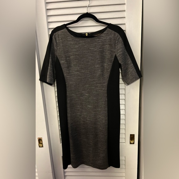 - NWT Dana Buchman color block dress in grey and black size 12 - Picture 5 of 9